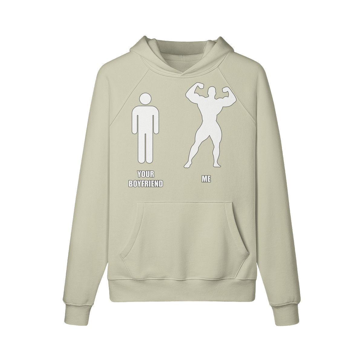 YOUR BOYFRIEND VS ME- Hoodie-Camel-League of Lifters