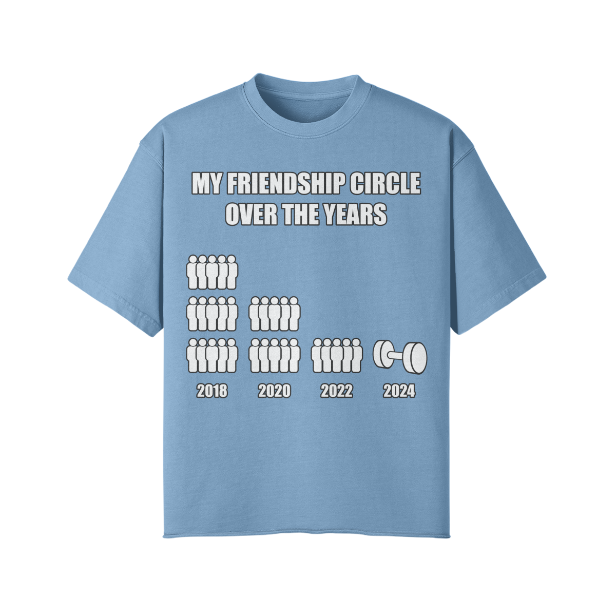 FRIENDSHIP CIRCLE- Pump Top-Medium Blue-League of Lifters