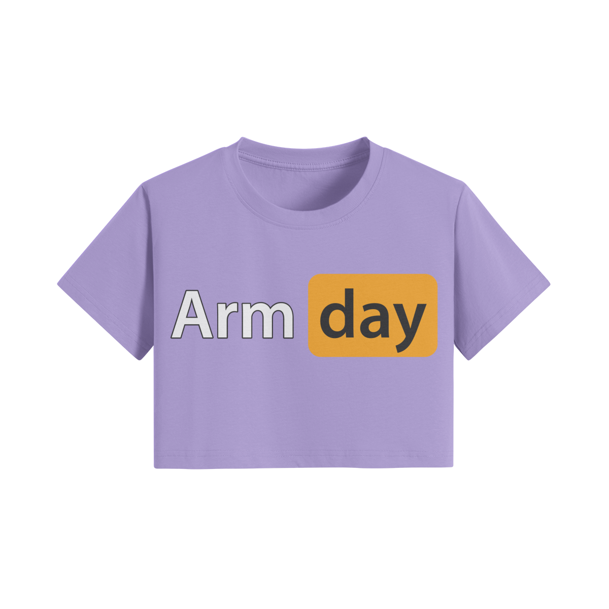ARM DAY- Womens Crop Top-Lavender-League of Lifters