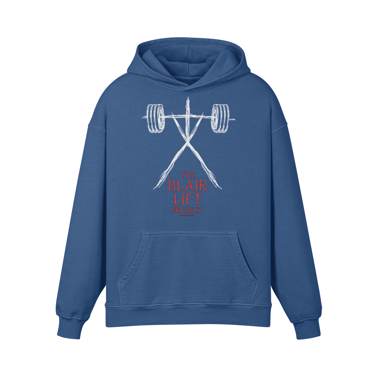 THE BLAIR LIFT PROJECT- Oversized Hoodie-Kashmir Blue-League of Lifters