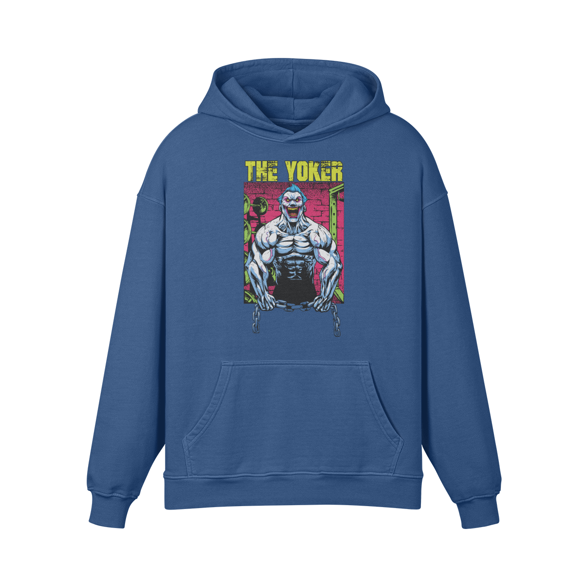 THE YOKER (RETRO)- Oversized Hoodie-Kashmir Blue-League of Lifters