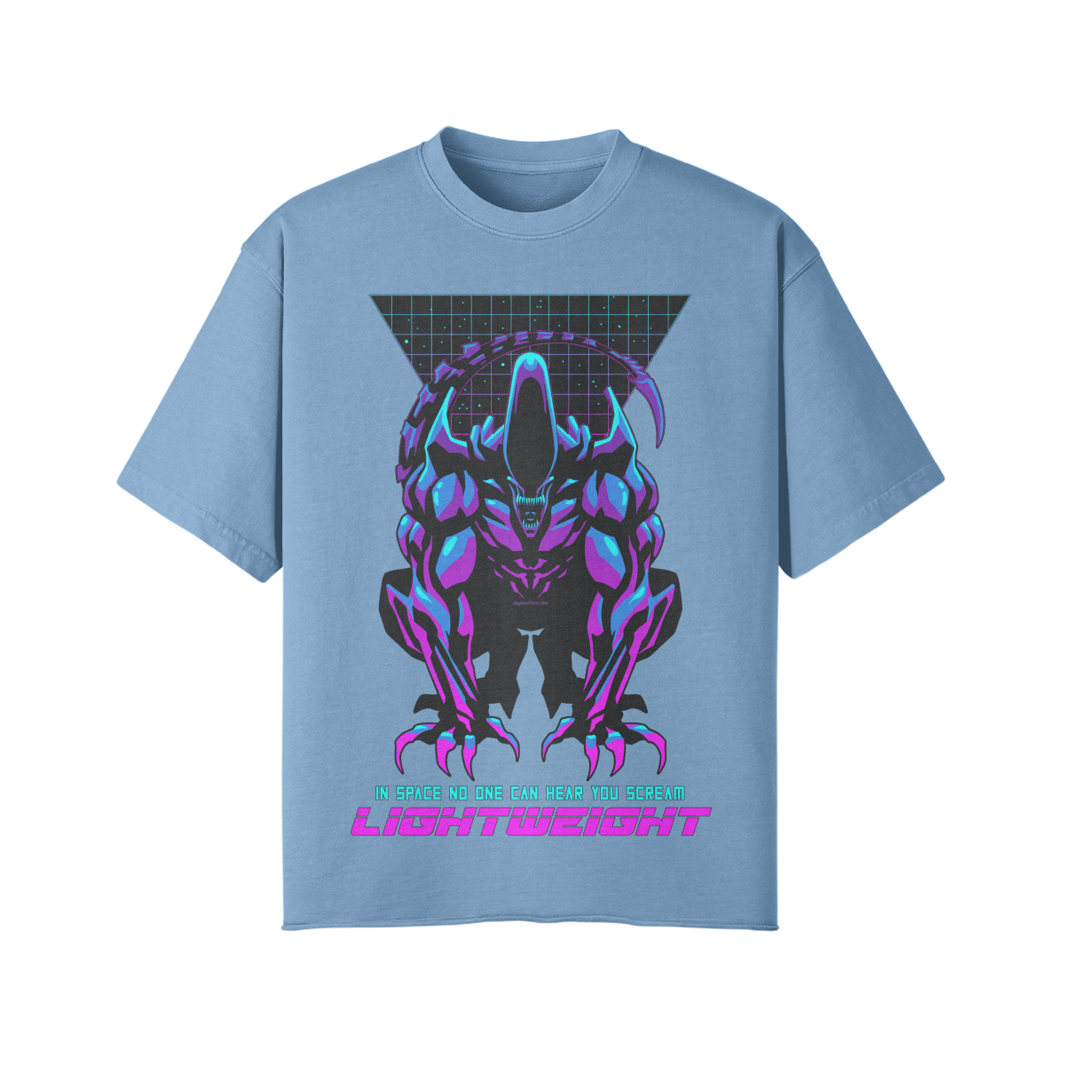 IN SPACE NO ONE CAN HEAR YOU- Pump Top-Medium Blue-League of Lifters