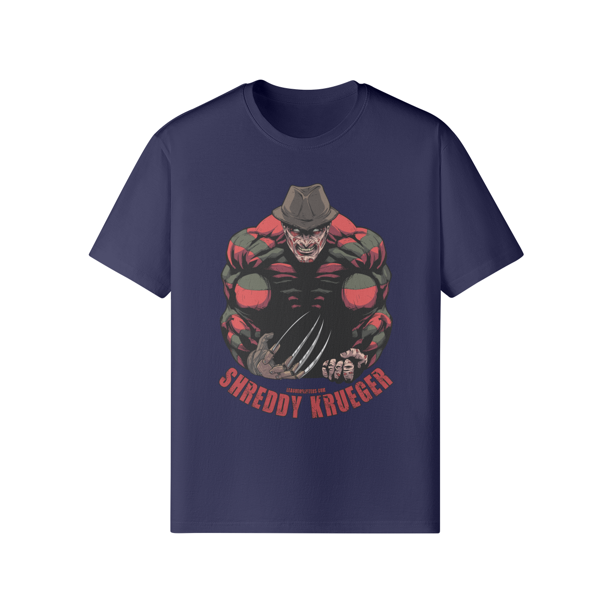 SHREDDY KRUEGER- Classic T-Shirt-Dark Navy-League of Lifters