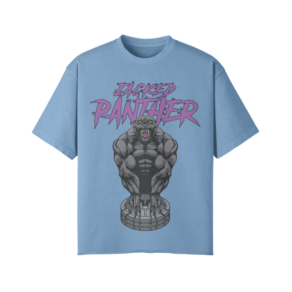 JACKED PANTHER- Pump Top-Medium Blue-League of Lifters