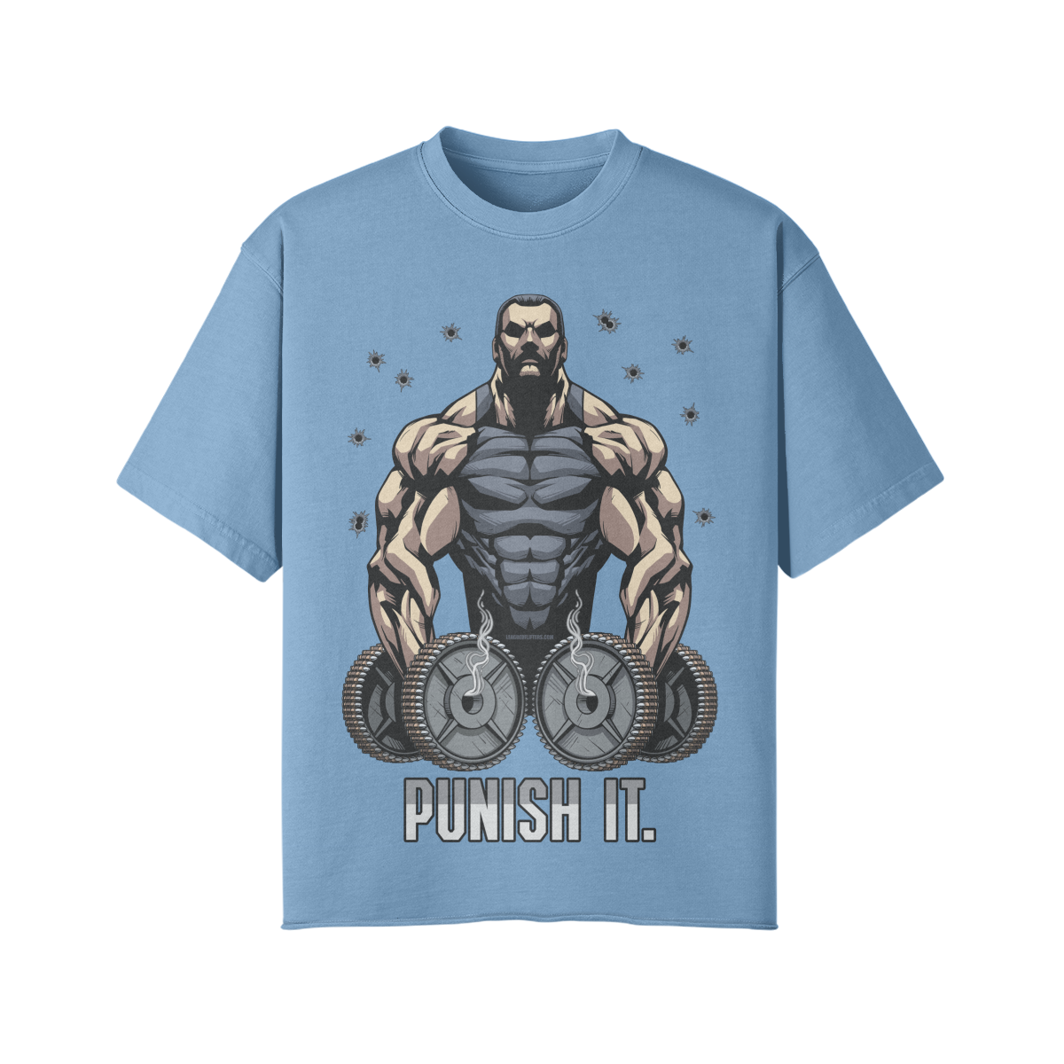 PUNISH IT- Pump Top-Medium Blue-League of Lifters