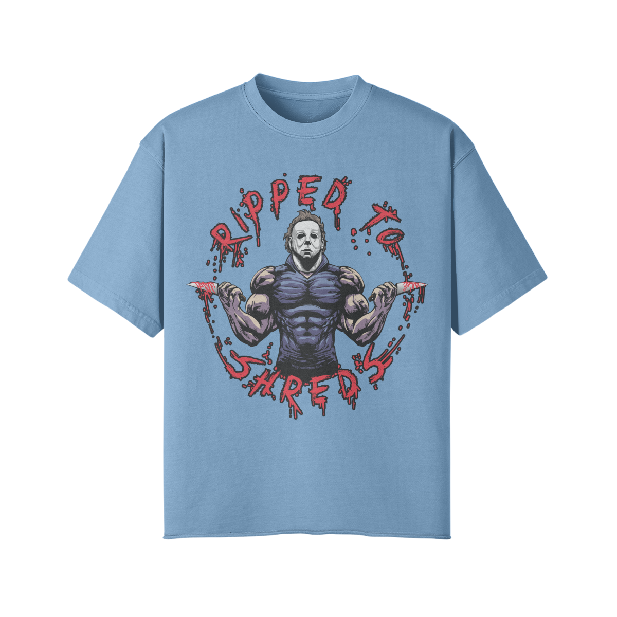 RIPPED TO SHREDS- Pump Top-Medium Blue-League of Lifters