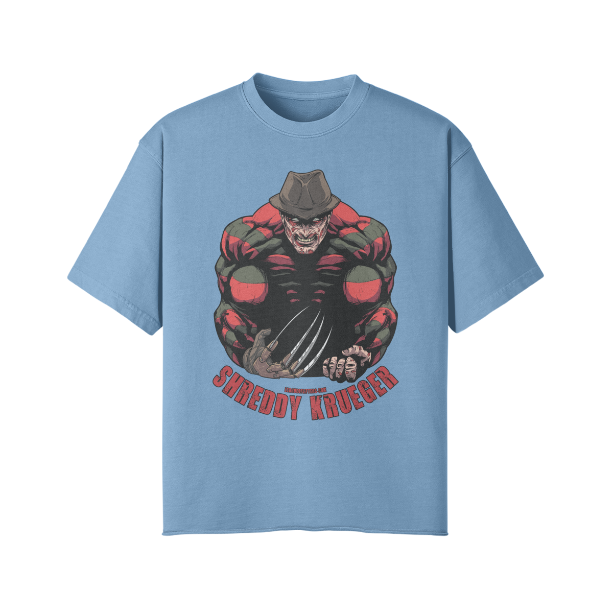 SHREDDY KRUEGER- Pump Top-Medium Blue-League of Lifters