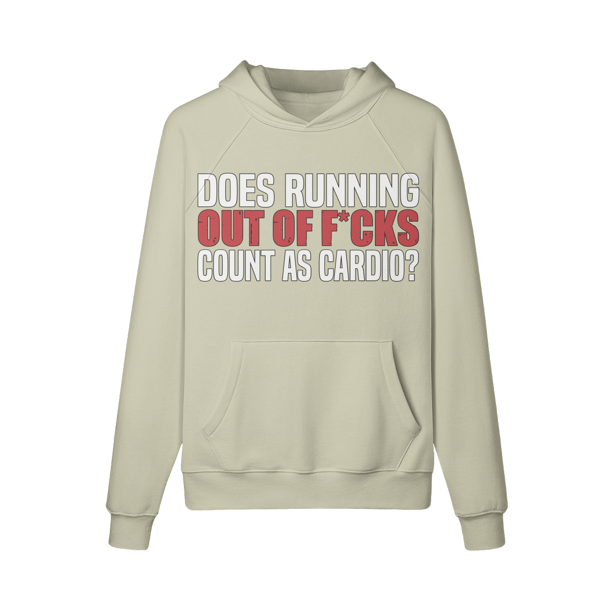 DOES RUNNING OUT OF F*CKS COUNT AS CARDIO- Hoodie-Camel-League of Lifters