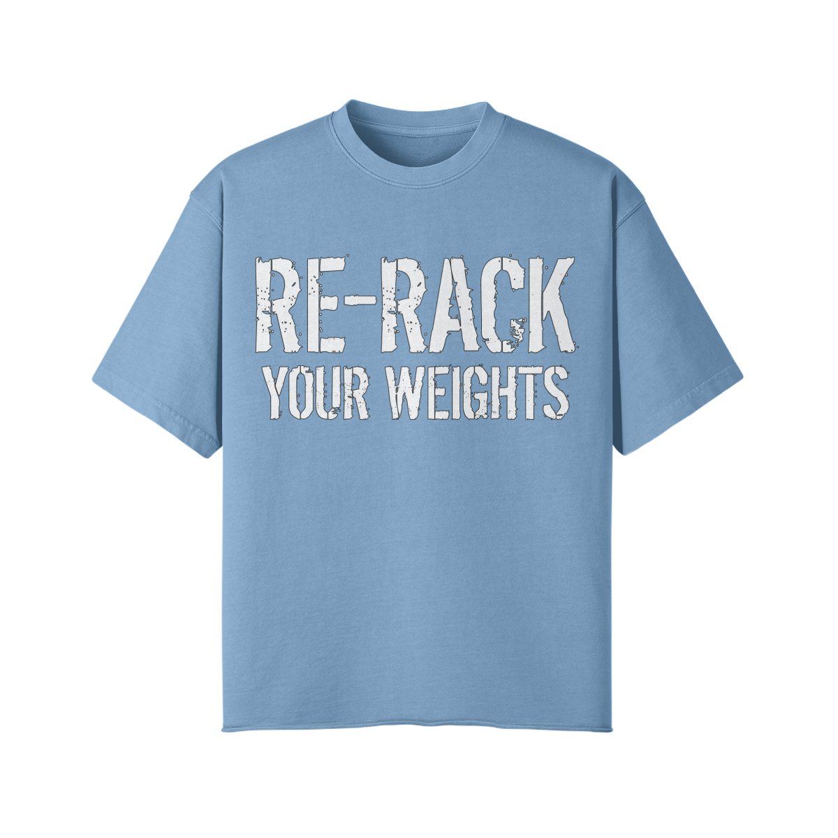 RE-RACK YOUR WEIGHTS- Pump Top-Medium Blue-League of Lifters