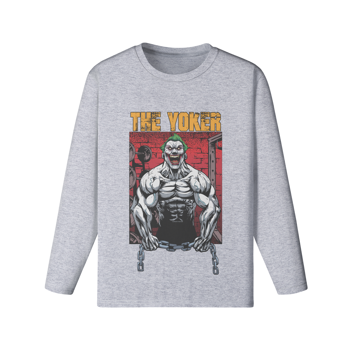 THE YOKER- Classic Long Sleeve Top-Medium Heather Gray-League of Lifters