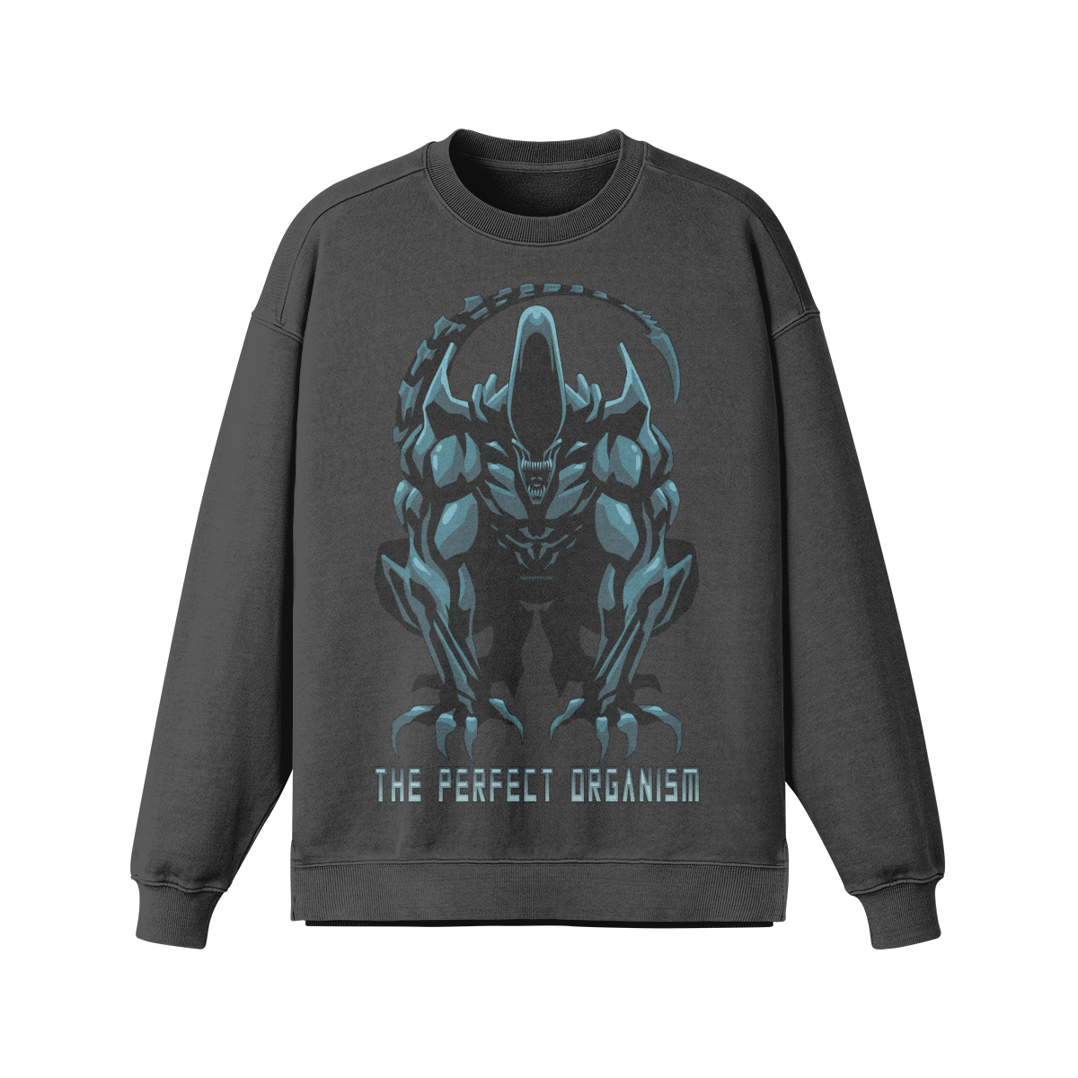 PERFECT ORGANISM- Oversized Long Sleeve Sweatshirt-Eclipse Gray-League of Lifters