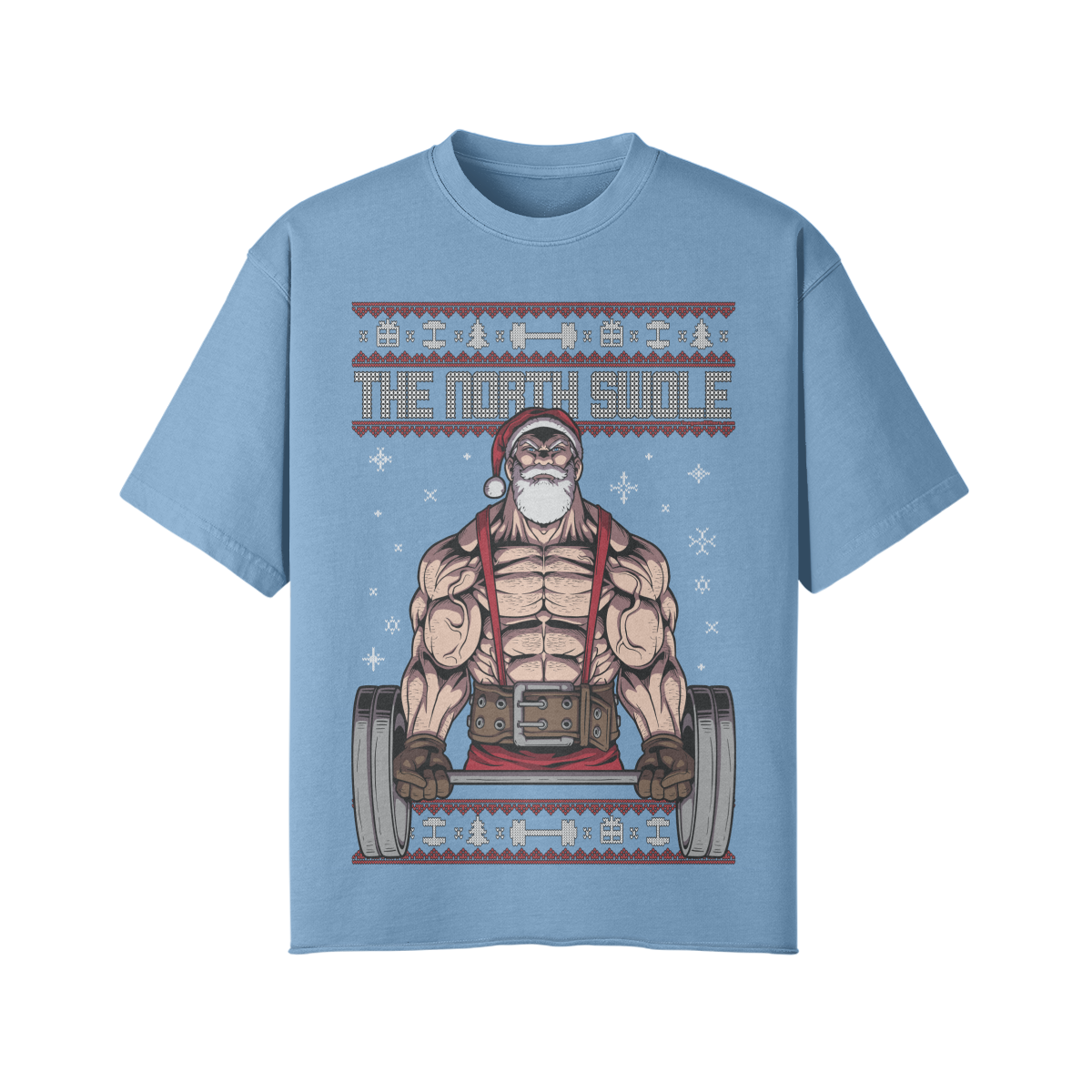 THE NORTH SWOLE- Pump Top-Medium Blue-League of Lifters