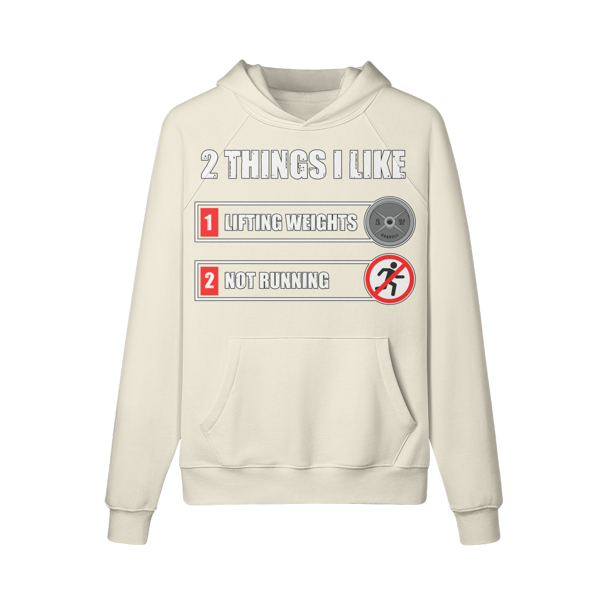 2 THINGS I LIKE- Hoodie-Rice Apricot-League of Lifters