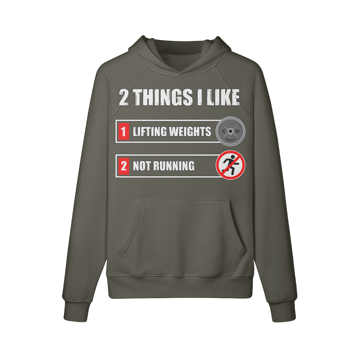 2 THINGS I LIKE- Hoodie-Charcoal Grey-League of Lifters