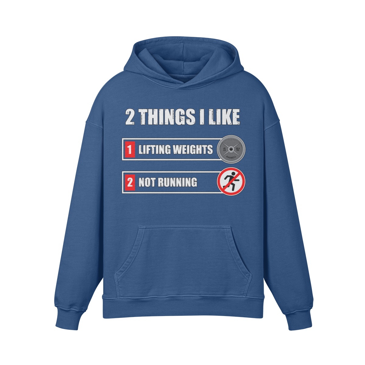 2 THINGS I LIKE- Oversized Hoodie-Kashmir Blue-League of Lifters