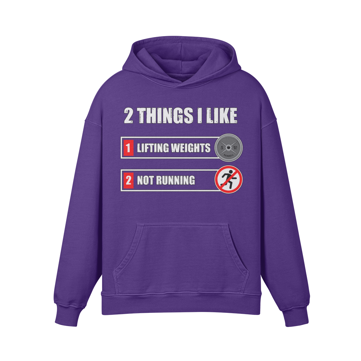 2 THINGS I LIKE- Oversized Hoodie-Purple Haze-League of Lifters
