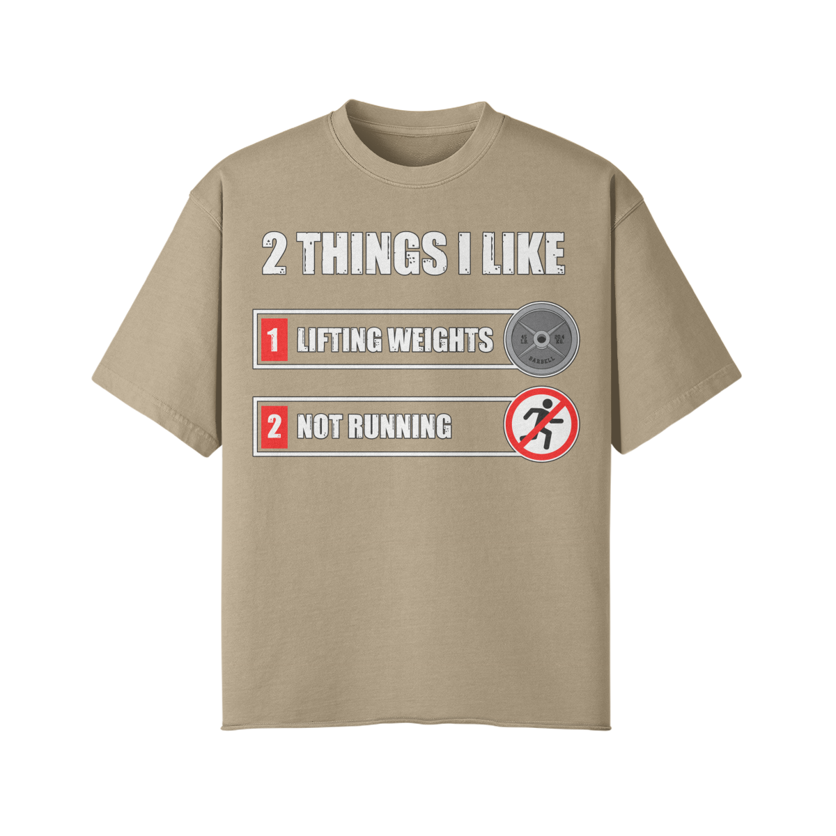 2 THINGS I LIKE- Pump Top-Khaki-League of Lifters
