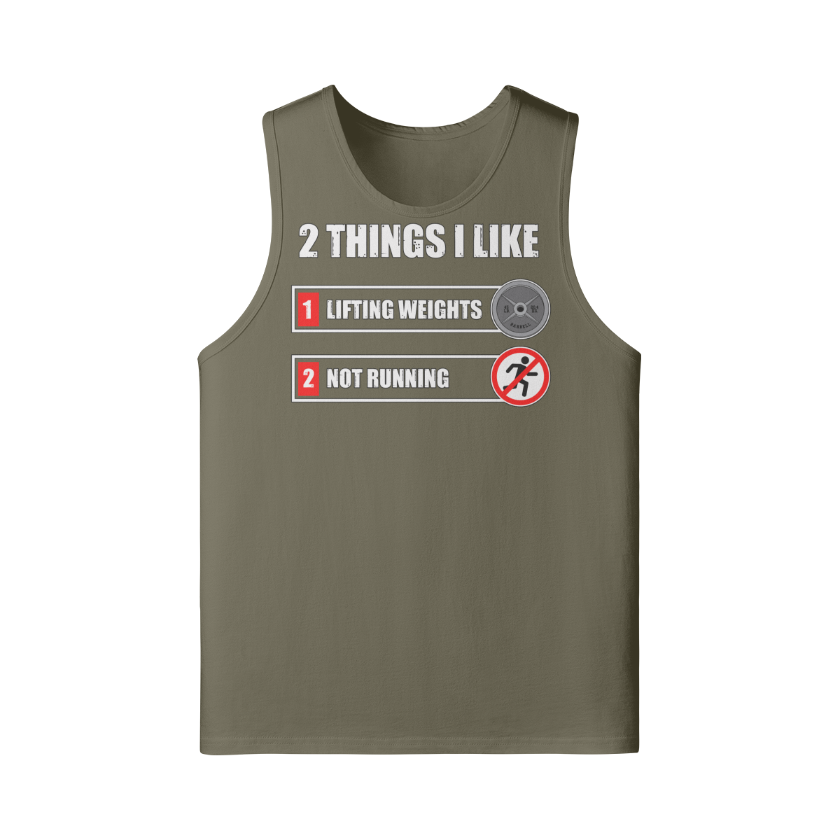 2 THINGS I LIKE- Tank Top-Camel-League of Lifters