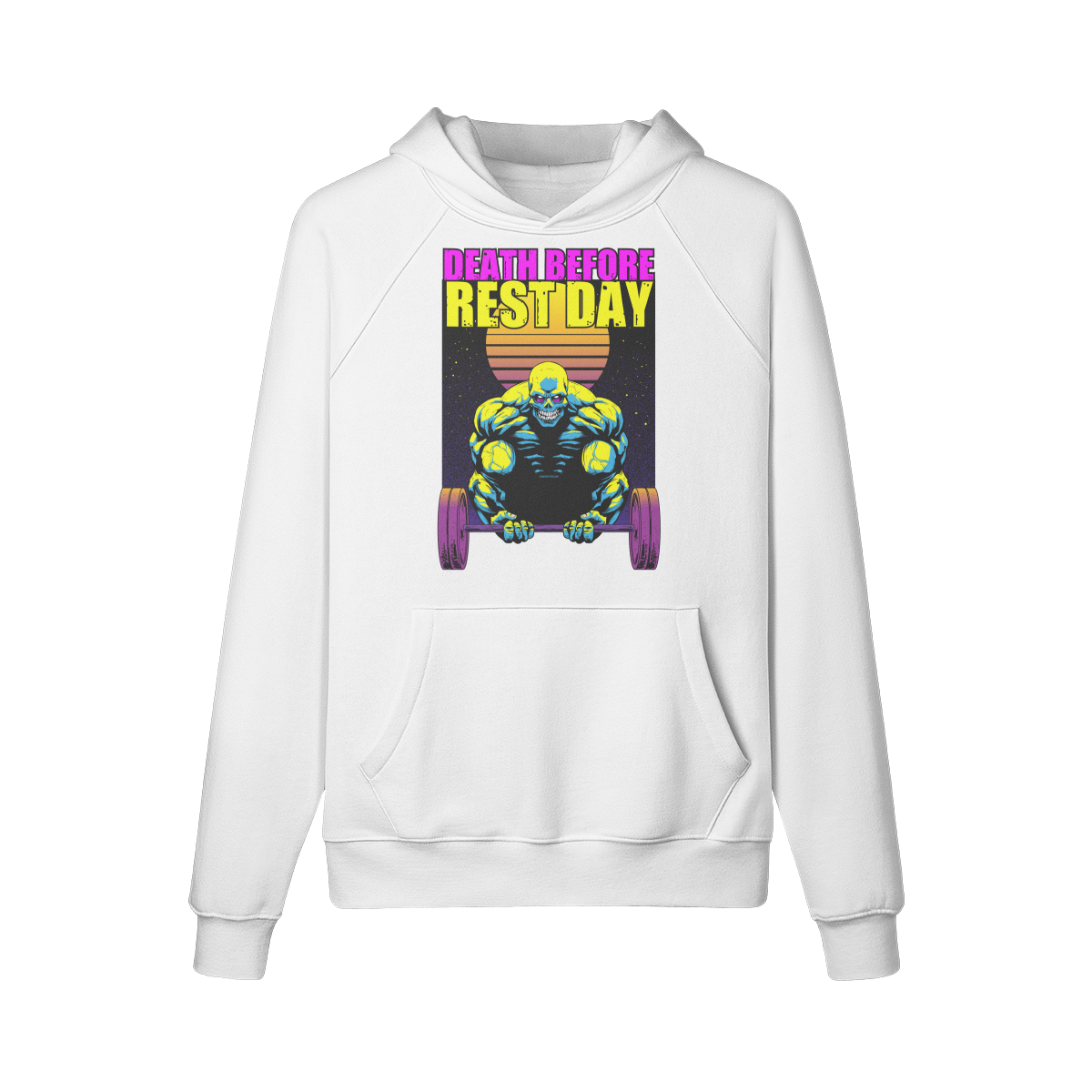 DEATH BEFORE REST DAY- Hoodie-White-League of Lifters