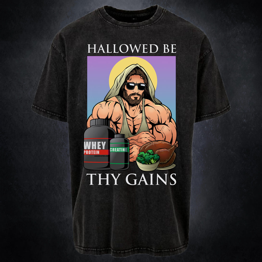 HALLOWED BE THY GAINS- Pump Top-League of Lifters