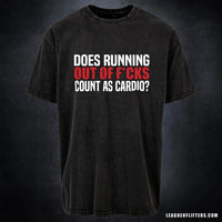 DOES RUNNING OUT OF F*CKS COUNT AS CARDIO- Pump Top