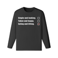 EATING AND LIFTING- Classic Long Sleeve Top-Black-League of Lifters
