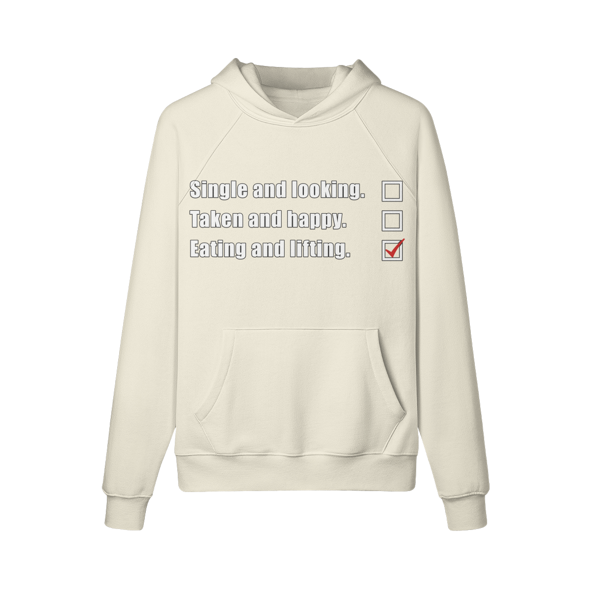 EATING AND LIFTING- Hoodie-Rice Apricot-League of Lifters