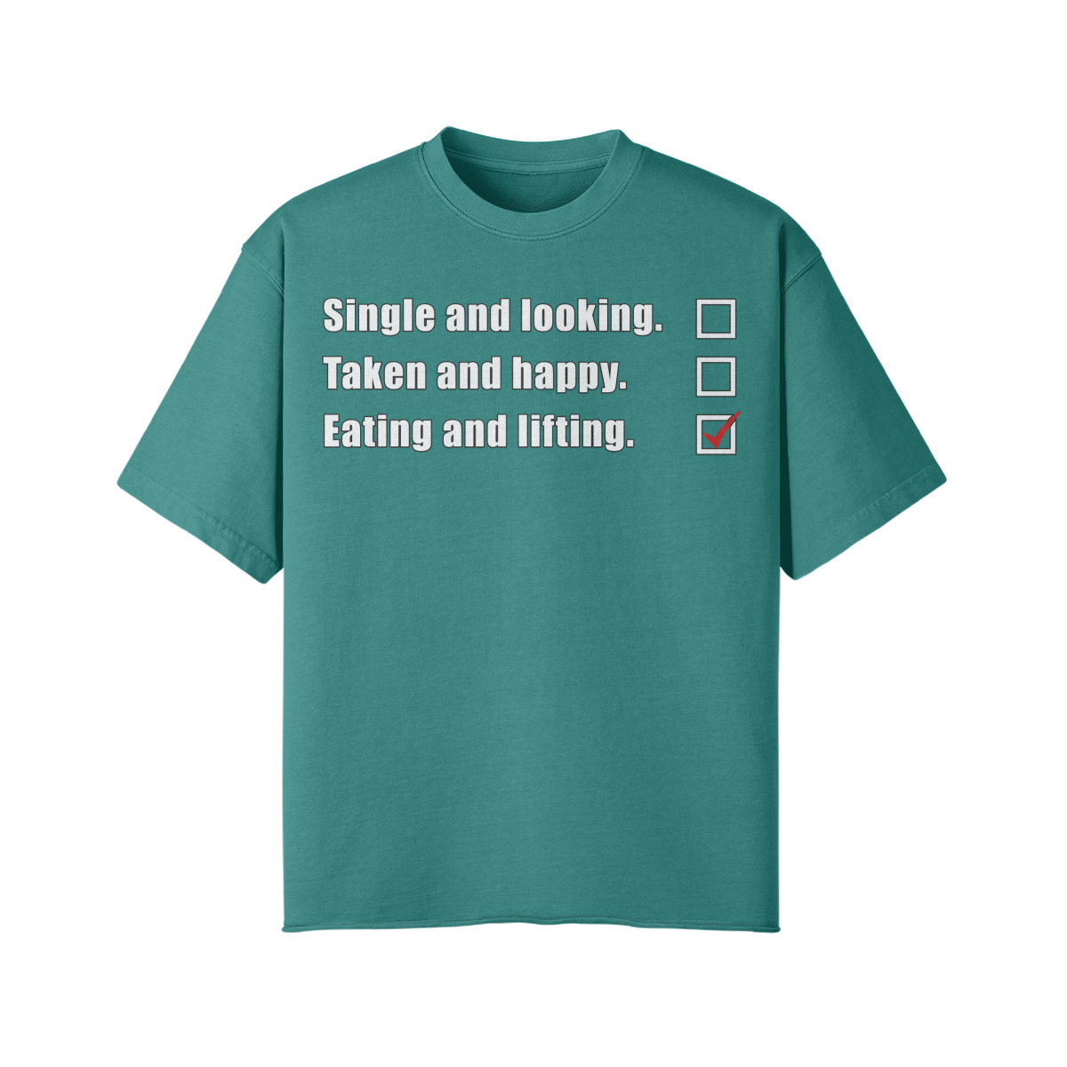 EATING AND LIFTING- Pump Top-Vintage Green-League of Lifters