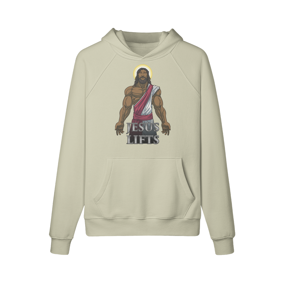 JESUS LIFTS- Hoodie-Camel-League of Lifters