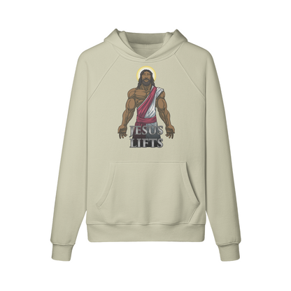 JESUS LIFTS- Hoodie-Camel-League of Lifters