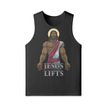 JESUS LIFTS- Tank Top-Black-League of Lifters