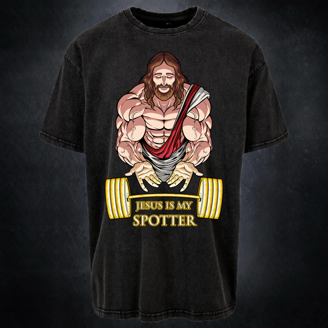 JESUS IS MY SPOTTER- Pump Top-League of Lifters