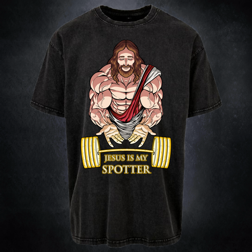 JESUS IS MY SPOTTER- Pump Top-League of Lifters