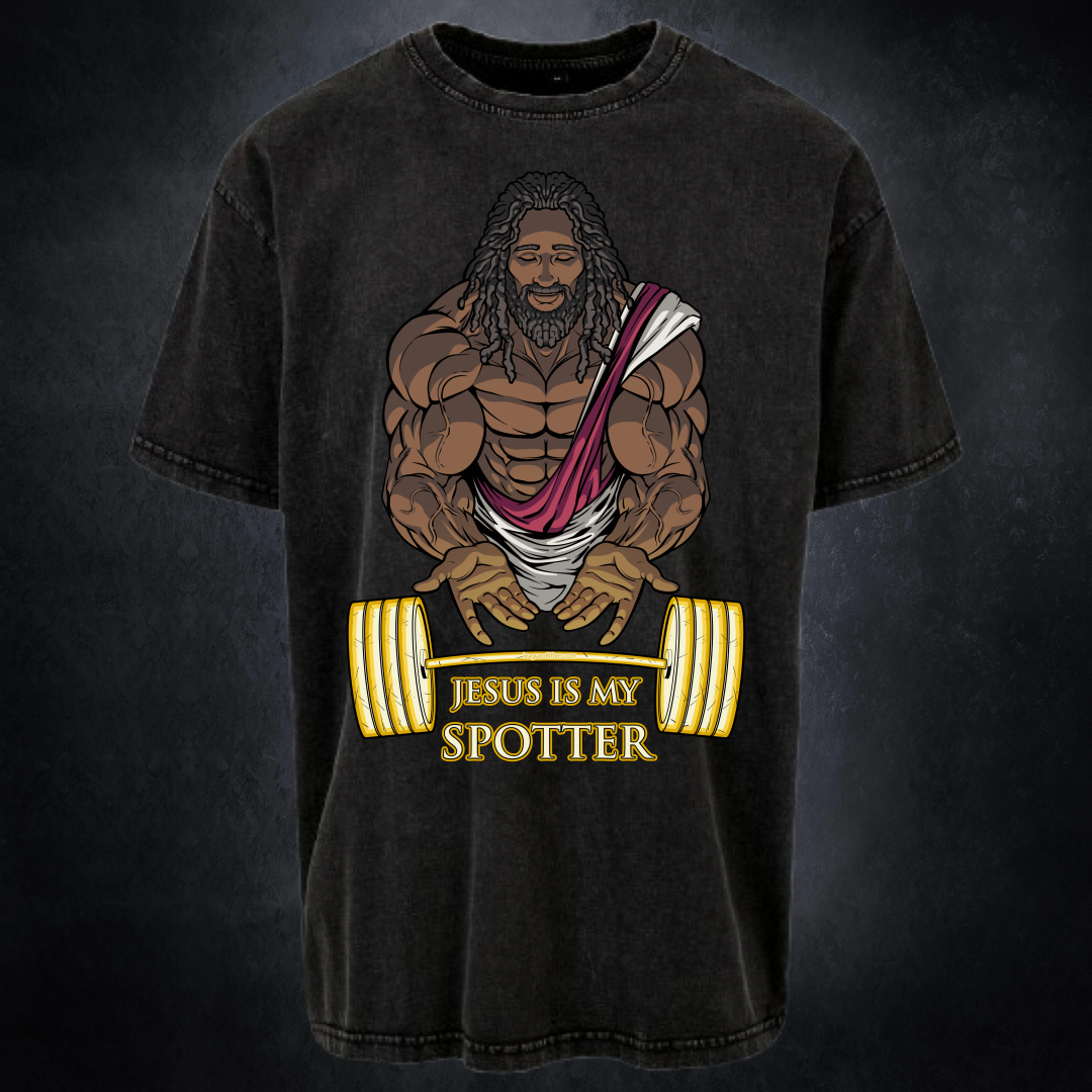 JESUS IS MY SPOTTER (DREADS)- Pump Top-League of Lifters