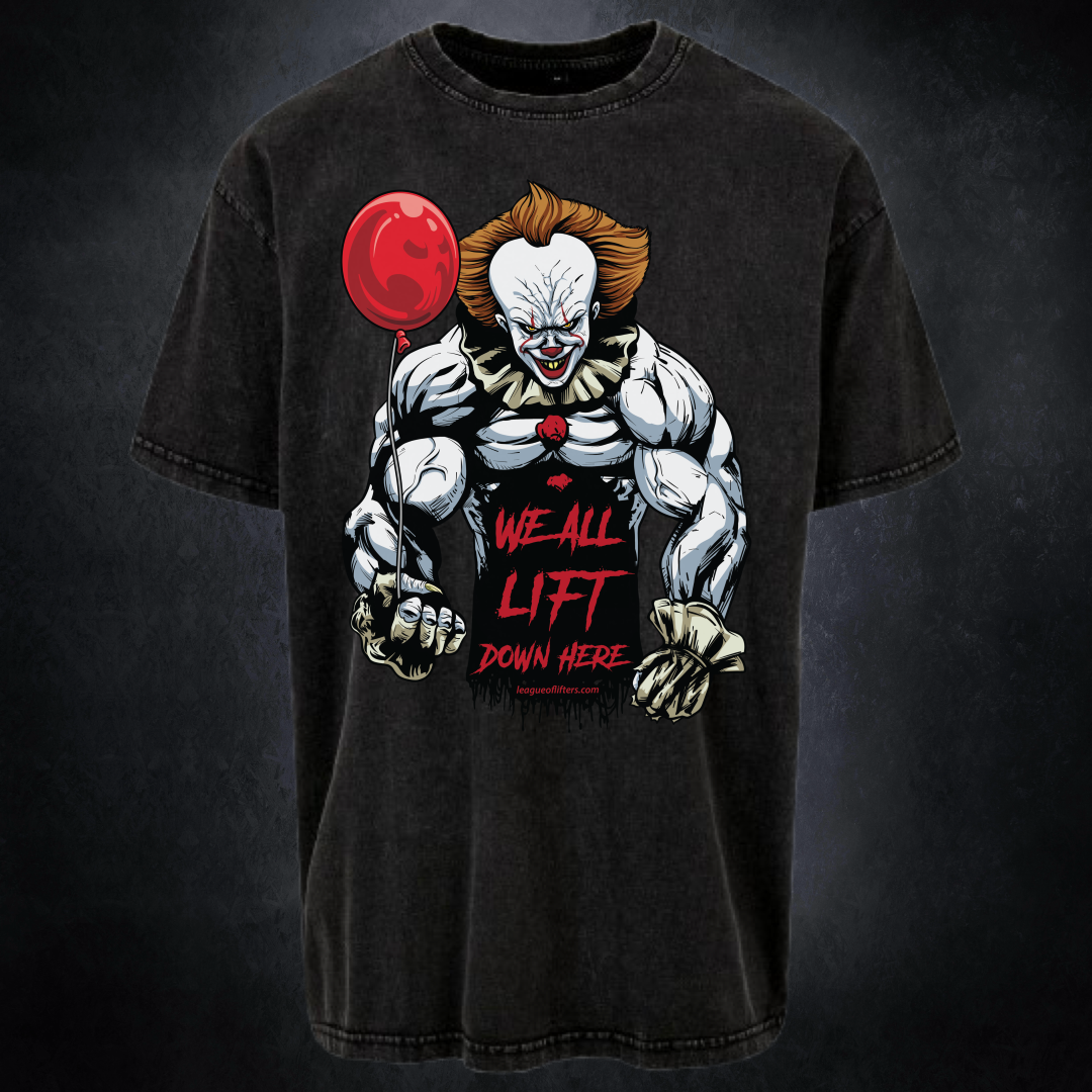 WE ALL LIFT DOWN HERE (BALLOON)- Pump Top-League of Lifters