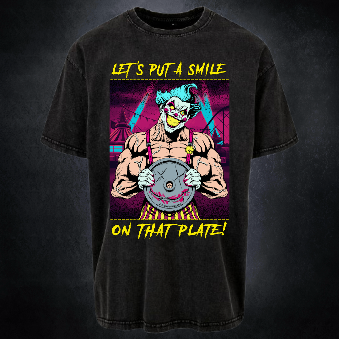 SMILE ON THAT PLATE (RETRO)- Pump Top-League of Lifters