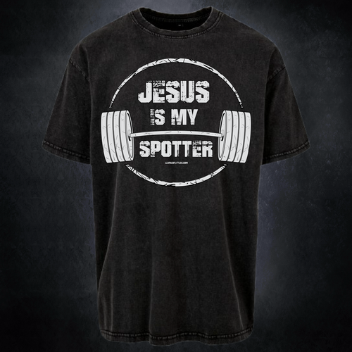 JESUS IS MY SPOTTER (TEXT)- Pump Top-League of Lifters