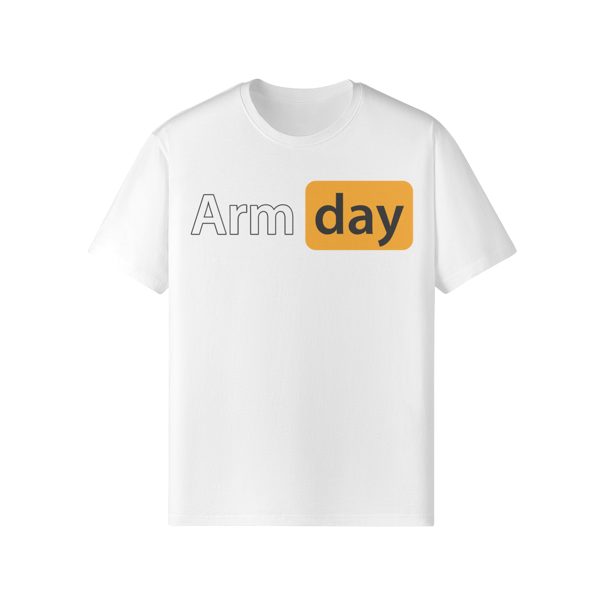 ARM DAY- Classic T-Shirt-White-League of Lifters