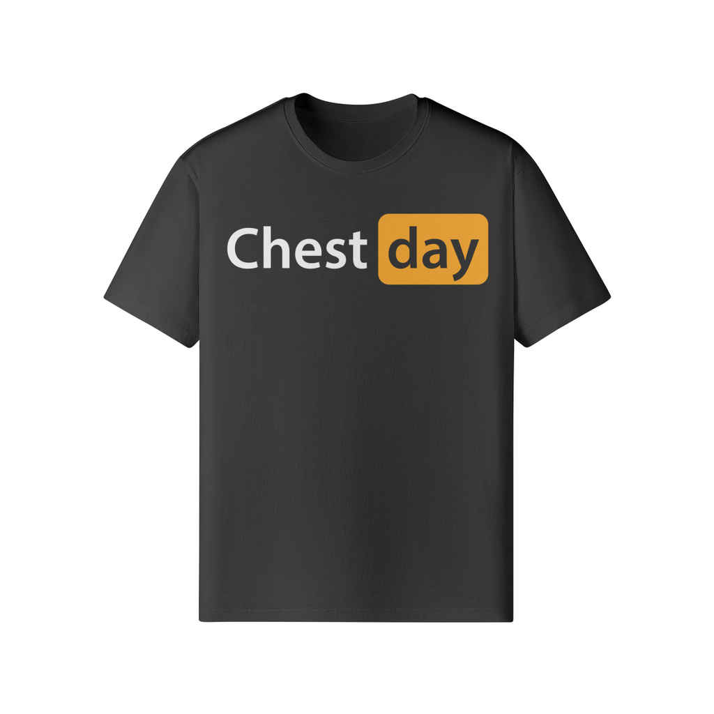 CHEST DAY- Classic T-Shirt-Black-League of Lifters