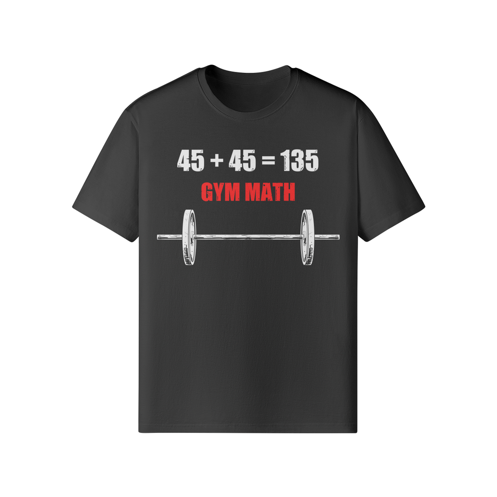 GYM MATH- Classic T-Shirt-Black-League of Lifters