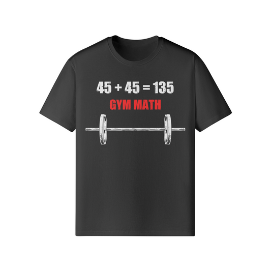 GYM MATH- Classic T-Shirt-Black-League of Lifters