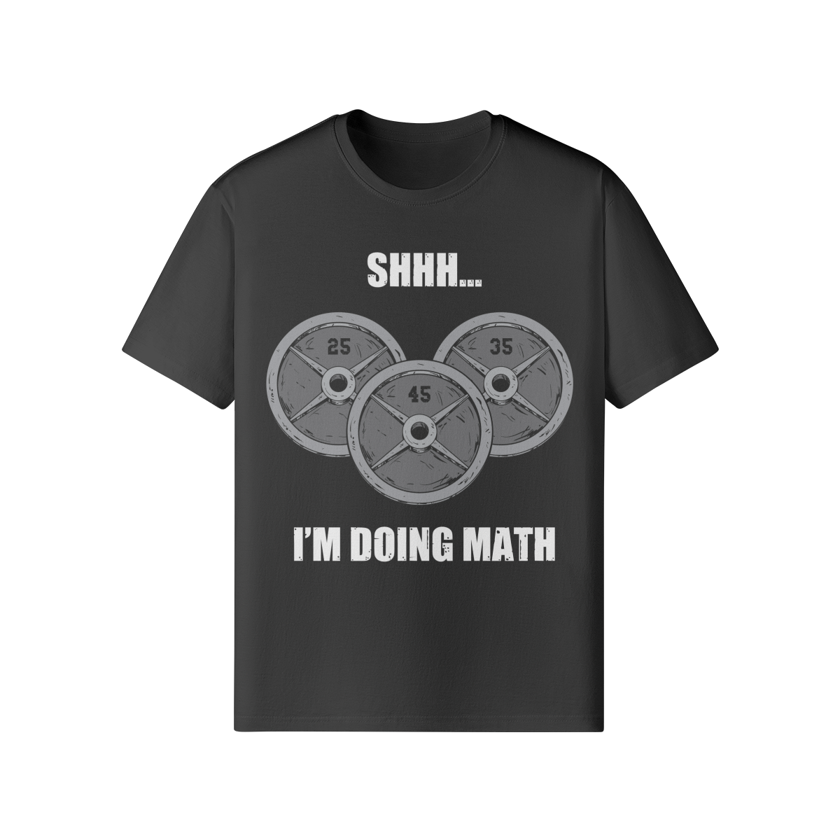SHHH...I'M DOING MATH- Classic T-Shirt-Black-League of Lifters