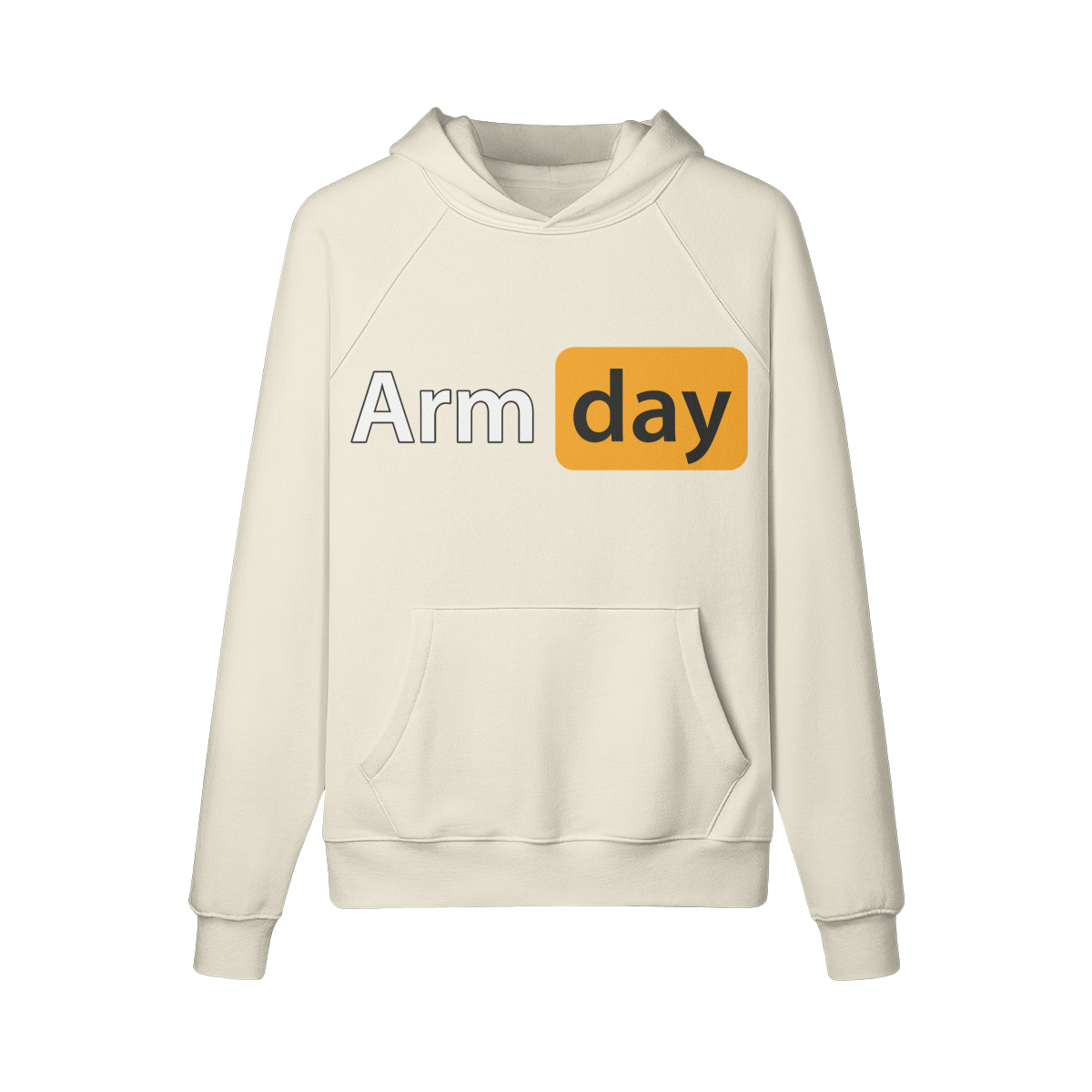 ARM DAY- Hoodie-Rice Apricot-League of Lifters