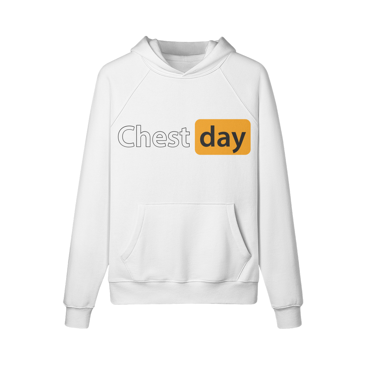 CHEST DAY- Hoodie-White-League of Lifters