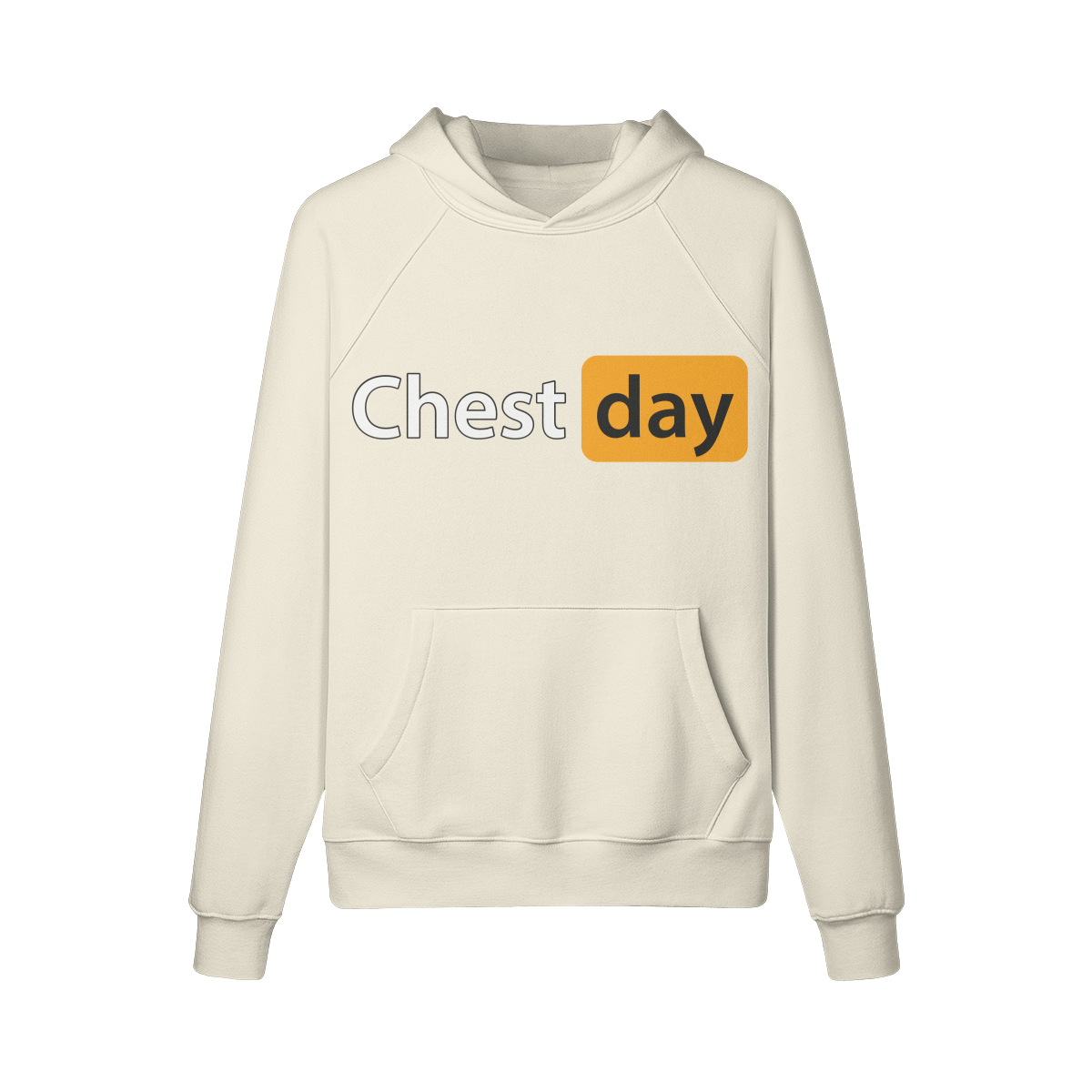 CHEST DAY- Hoodie-Rice Apricot-League of Lifters