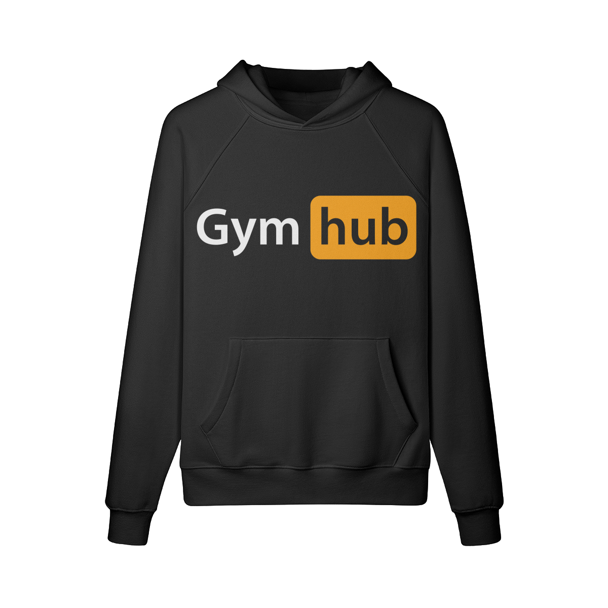 GYM HUB- Hoodie-Black-League of Lifters