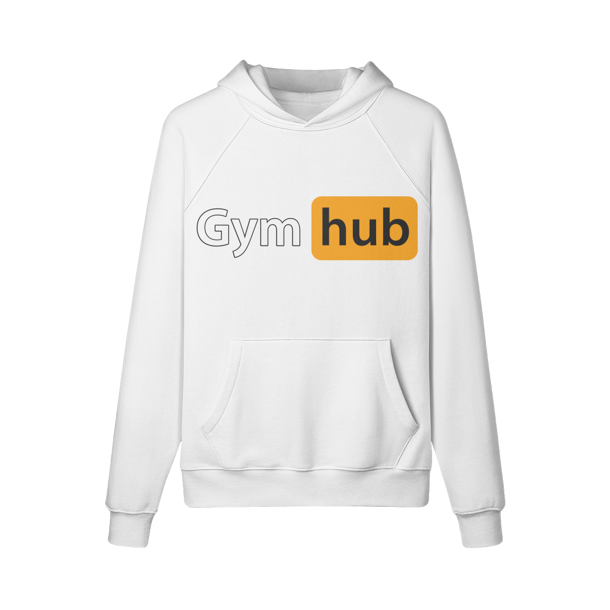 GYM HUB- Hoodie-White-League of Lifters