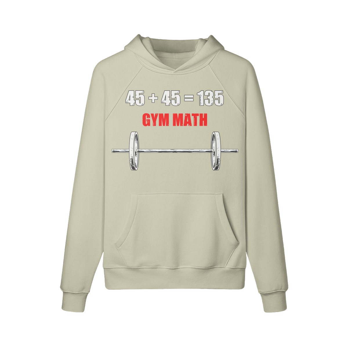 GYM MATH- Hoodie-Camel-League of Lifters