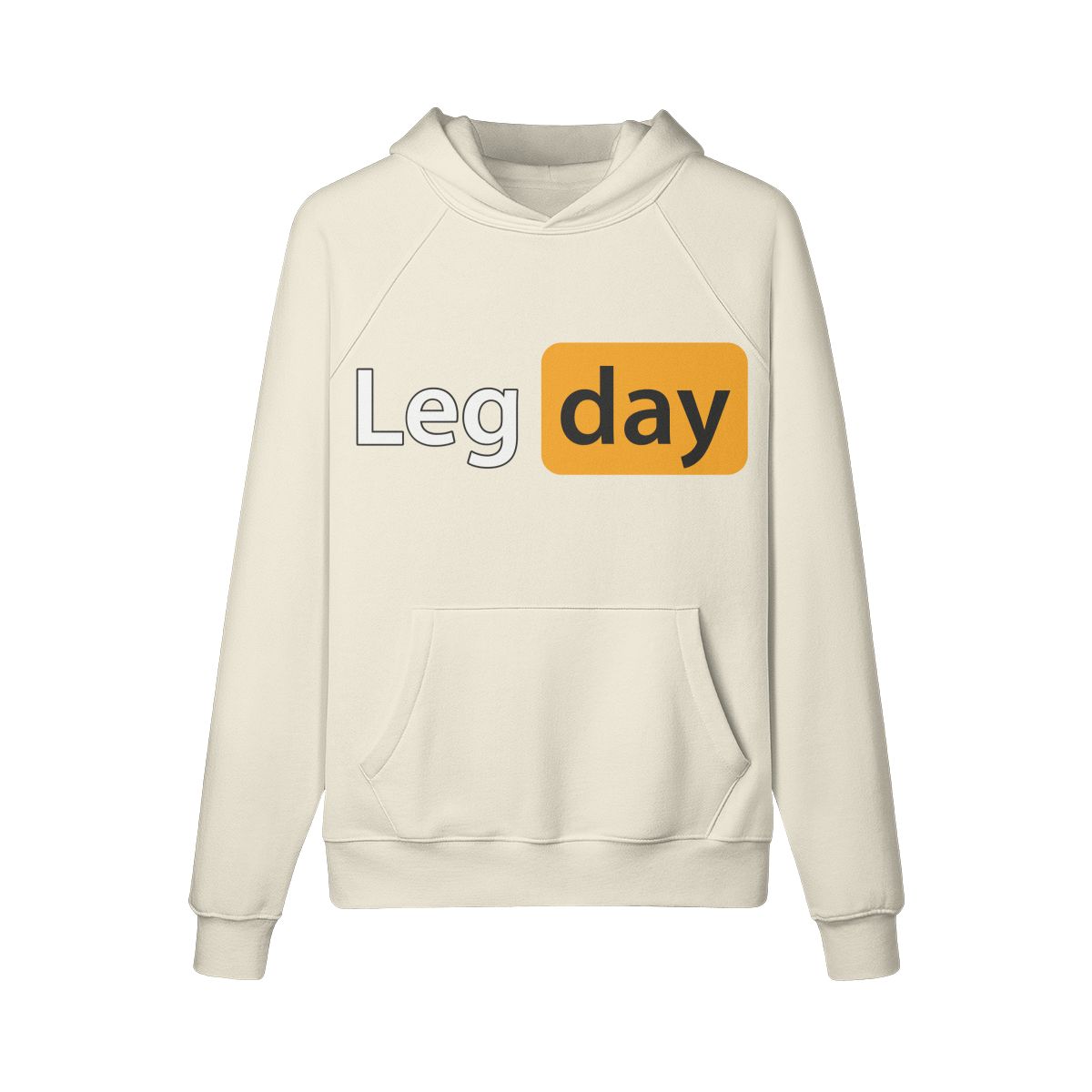 LEG DAY- Hoodie-Rice Apricot-League of Lifters