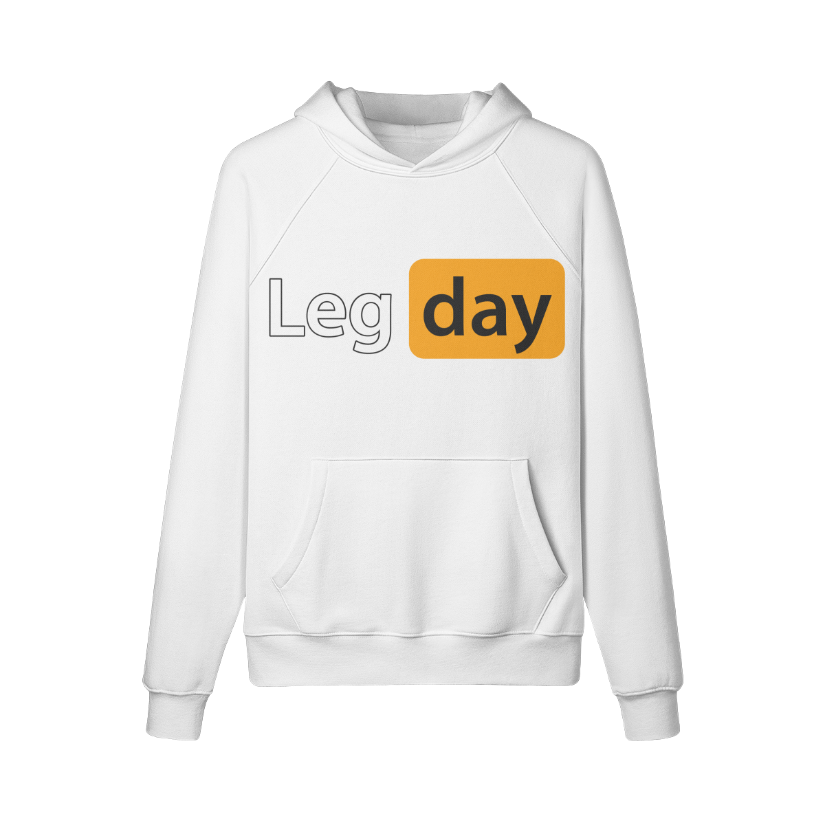 LEG DAY- Hoodie-White-League of Lifters
